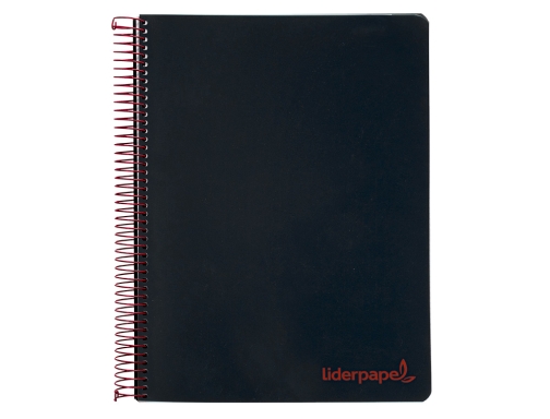 Cuaderno espiral Liderpapel A5 micro wonder tapa plastico 120h 90g cuadro 5mm 09238, imagen 3 mini