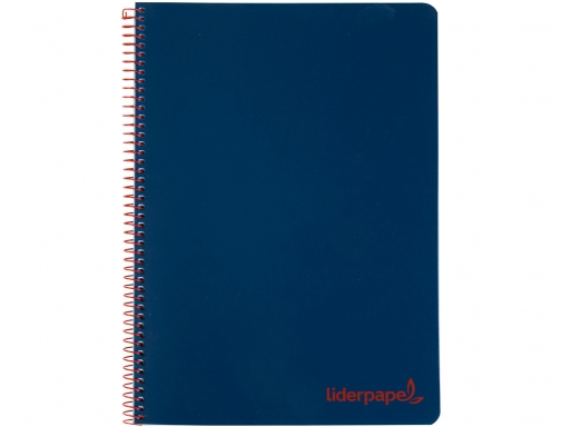 Cuaderno espiral Liderpapel A5 micro wonder tapa plastico 120h 90g cuadro 5mm 09239, imagen 2 mini