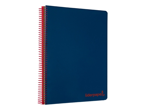 Cuaderno espiral Liderpapel A5 micro wonder tapa plastico 120h 90g cuadro 5mm 09239, imagen 5 mini