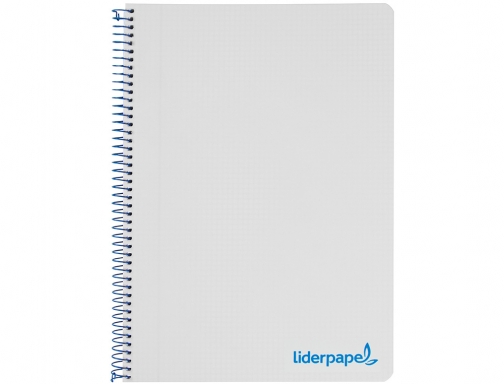 Cuaderno espiral Liderpapel A5 micro wonder tapa plastico 120h 90g cuadro 5mm 09240, imagen 2 mini
