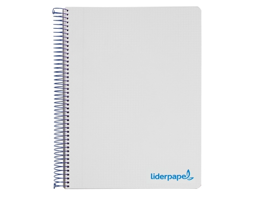 Cuaderno espiral Liderpapel A5 micro wonder tapa plastico 120h 90g cuadro 5mm 09240, imagen 3 mini