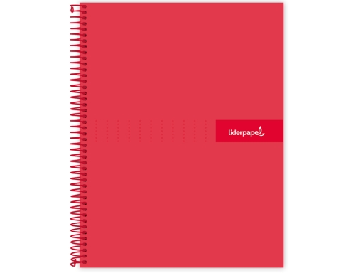 Cuaderno espiral Liderpapel A5 micro crafty tapa forrada 120h 90 gr cuadro 09545, imagen 2 mini