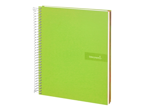 Cuaderno espiral Liderpapel A5 micro crafty tapa forrada 120h 90 gr cuadro 09546, imagen 4 mini