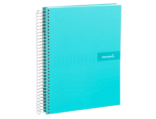 Cuaderno espiral Liderpapel A5 micro crafty tapa forrada 120h 90 gr cuadro 09550, imagen 5 mini