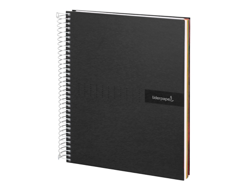 Cuaderno espiral Liderpapel A5 micro crafty tapa forrada 120h 90 gr cuadro 09647, imagen 4 mini