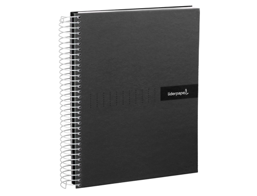 Cuaderno espiral Liderpapel A5 micro crafty tapa forrada 120h 90 gr cuadro 09647, imagen 5 mini