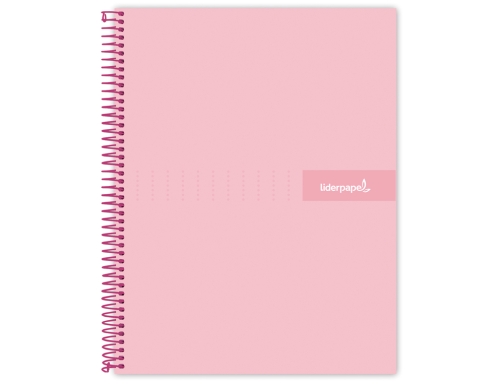 Cuaderno espiral Liderpapel A5 micro crafty tapa forrada 120h 90 gr cuadro 09648, imagen 2 mini