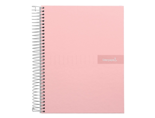 Cuaderno espiral Liderpapel A5 micro crafty tapa forrada 120h 90 gr cuadro 09648, imagen 3 mini