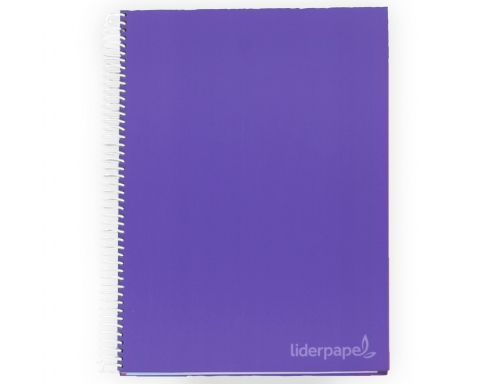 Cuaderno espiral Liderpapel A5 micro jolly tapa forrada 140h 75 gr cuadro 09758, imagen 2 mini