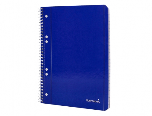Cuaderno espiral Liderpapel A5 micro serie azul tapa blanda 80h 75 gr 29113, imagen 5 mini