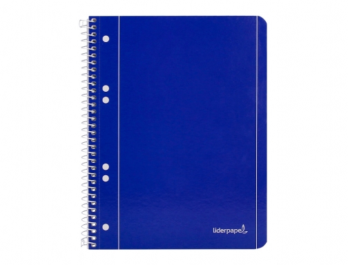 Cuaderno espiral Liderpapel A5 micro serie azul tapa blanda 80h 75 gr 29114, imagen 3 mini