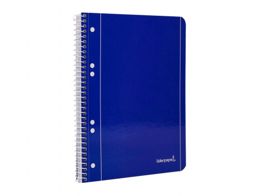 Cuaderno espiral Liderpapel A5 micro serie azul tapa blanda 80h 75 gr 29114, imagen 5 mini