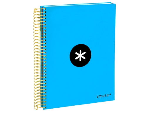 Cuaderno espiral liderpapel A5 micro Antartik tapa forrada 120h 100 gr horizontal KD11, imagen 5 mini