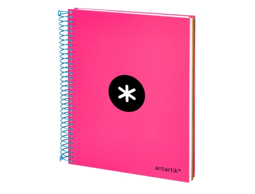 Cuaderno espiral liderpapel A5 micro Antartik tapa forrada 120h 100 gr horizontal KD15, imagen 4 mini