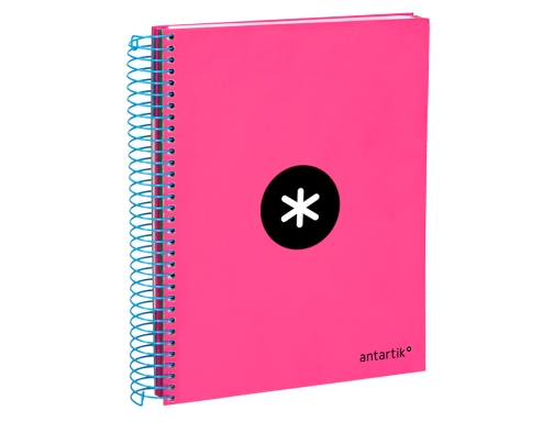 Cuaderno espiral liderpapel A5 micro Antartik tapa forrada 120h 100 gr horizontal KD15, imagen 5 mini