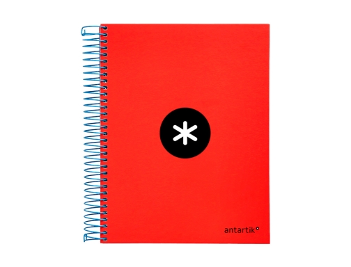 Cuaderno espiral liderpapel A5 micro Antartik tapa forrada120h 100gr cuadro 5mm 5 KD64, imagen 3 mini