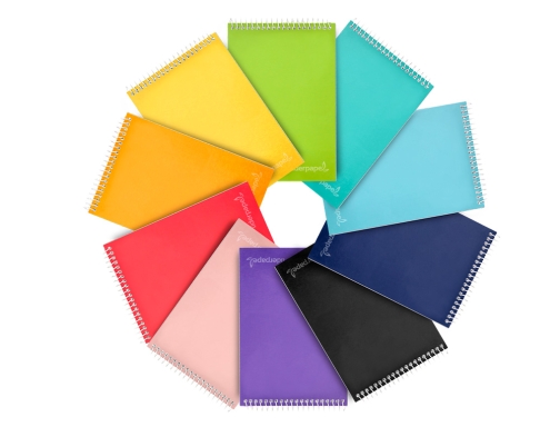 Cuaderno espiral Liderpapel bolsillo octavo apaisado witty tapadura 80h 75gr cuadro 4 08418, imagen 3 mini