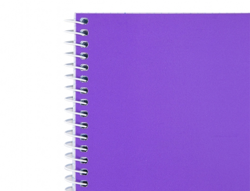 Cuaderno espiral Liderpapel cuarto smart tapa blanda 80h 60gr cuadro 4mm con 08277, imagen 2 mini
