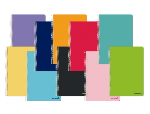 Cuaderno espiral Liderpapel cuarto smart tapa blanda 80h 60gr cuadro 5mm con 08282, imagen 2 mini