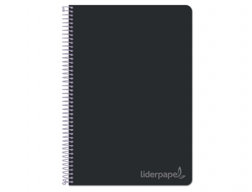 Cuaderno espiral Liderpapel cuarto witty tapa dura 80h 75gr cuadro 4mm con 09784, imagen 2 mini