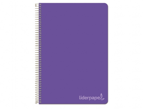 Cuaderno espiral Liderpapel cuarto witty tapa dura 80h 75gr cuadro 4mm con 09790, imagen 2 mini