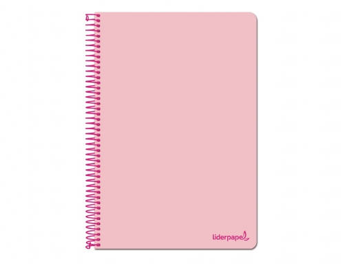 Cuaderno espiral Liderpapel folio smart tapa blanda 80h 60gr cuadro 4mm con 08185, imagen 2 mini