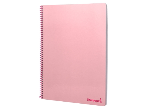 Cuaderno espiral Liderpapel folio smart tapa blanda 80h 60gr cuadro 4mm con 08185, imagen 5 mini