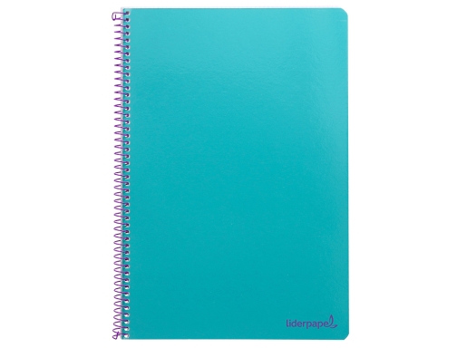 Cuaderno espiral Liderpapel folio smart tapa blanda 80h 60gr cuadro 4mm con 08186, imagen 3 mini