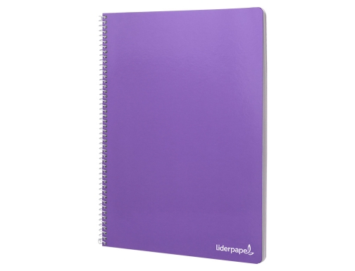 Cuaderno espiral Liderpapel folio smart tapa blanda 80h 60gr cuadro 4mm con 08188, imagen 5 mini