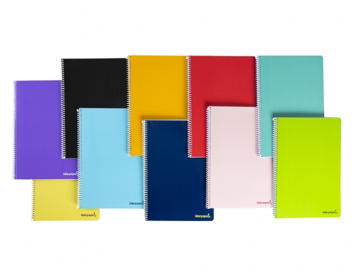 Cuaderno espiral Liderpapel folio smart tapa blanda 80h 60gr cuadro 3 mm 08193, imagen 2 mini