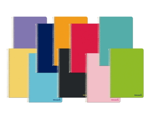 Cuaderno espiral Liderpapel folio smart tapa blanda 80h 60gr cuadro 5 mm 08195, imagen 2 mini