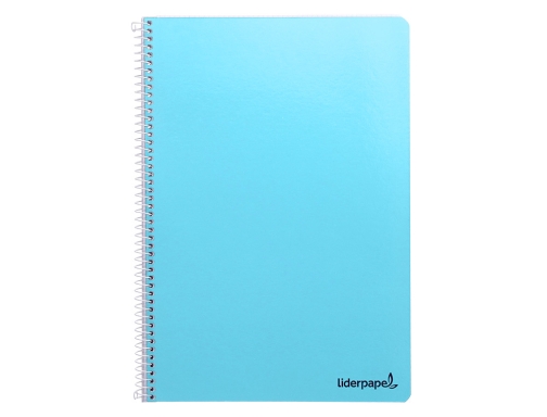 Cuaderno espiral Liderpapel folio smart tapa blanda 80h 60gr pauta 3,5mm con 08238, imagen 4 mini