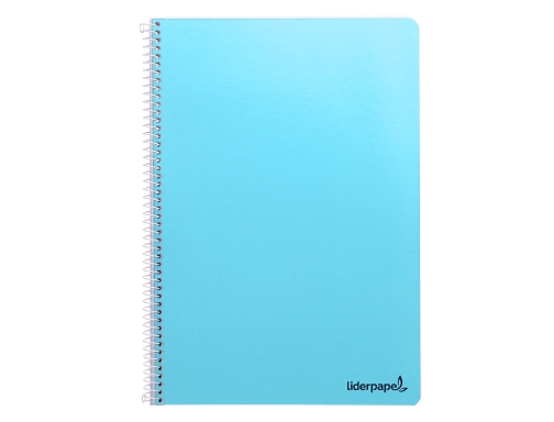 Cuaderno espiral Liderpapel folio smart tapa blanda 80h 60gr rayado n 46 08244, imagen 4 mini