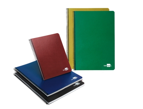 Cuaderno espiral Liderpapel folio tapa dura 80h 60 gr cuadro 4mm con 48679, imagen 2 mini