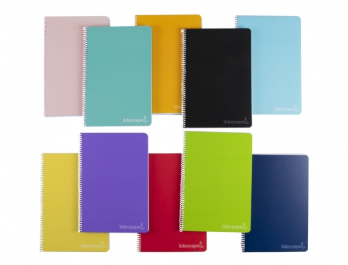 Cuaderno espiral Liderpapel folio witty tapa dura 80h 75gr rayado montessori 3,5mm 09920, imagen 2 mini