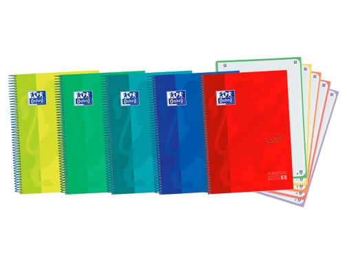 Cuaderno espiral Oxford ebook 5 tapa extradura Din A4+ 120 h microperforadas 400138671, imagen 2 mini