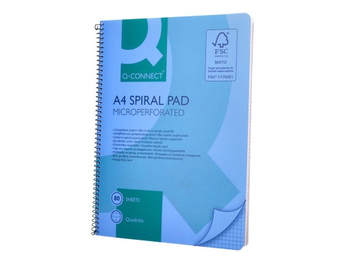Cuaderno Espiral Qconnect A4 M Kf10031, imagen 5 mini