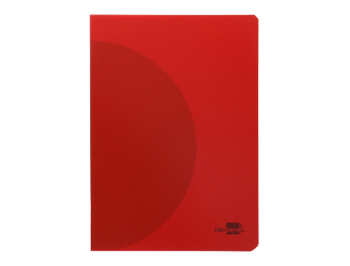 Libreta Liderpapel 360 tapa de plastico A4 48 hojas 90g m2 5mm 64813, imagen 4 mini