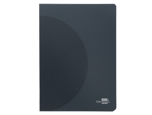 Libreta Liderpapel 360 tapa de plastico A4 48 hojas 90g m2 5mm 64815, imagen 3 mini