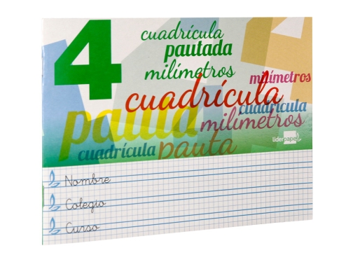 Libreta Liderpapel pautaguia tapa carton 32 hojas Din A5 70 g cuadriculado 77654, imagen 5 mini