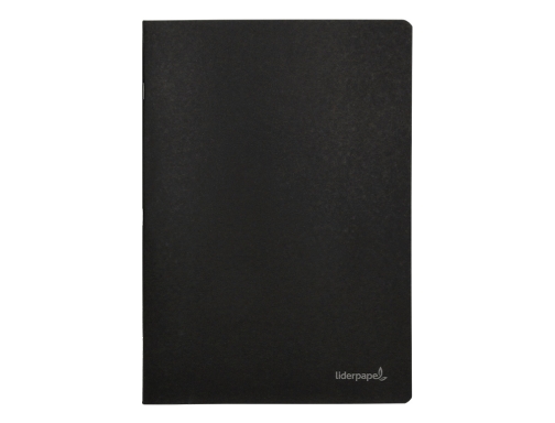 Libreta Liderpapel tapa negra A4 80 hojas 60g m2 cuadro 5mm con 54412, imagen 2 mini