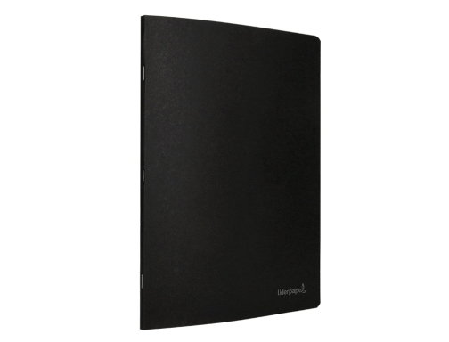 Libreta Liderpapel tapa negra A4 80 hojas 60g m2 cuadro 5mm con 54412, imagen 5 mini