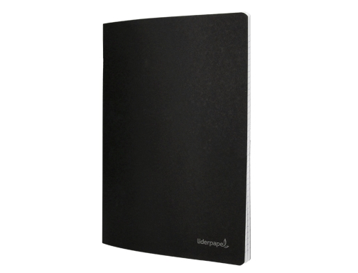 Libreta Liderpapel tapa negra A4 80 hojas 60g m2 liso con doble 54413, imagen 5 mini