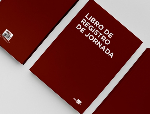 Libro Liderpapel registro de jornada empleados A4 10 empleados mes pagina papel 162186, imagen 3 mini