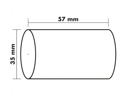 Rollo sumadora Exacompta safe contact termico 57 mm x 35 mm 44 44809E, imagen 5 mini