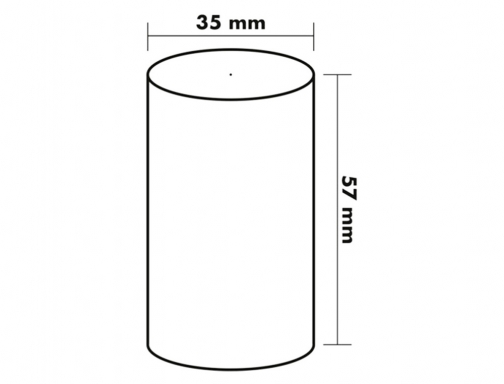 Rollo sumadora termico Q-connect 57 mm ancho x 35 mm diametro para 3197 KF26122, imagen 5 mini