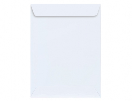 Sobre Liderpapel bolsa blanco 310x410 mm solapa tira de silicona papel offset 06205, imagen 4 mini