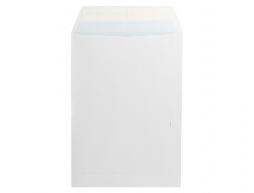 Sobre Liderpapel bolsa n.10 blanco folio prolongado 250x353mm tira de silicona caja 31942, imagen 2 mini