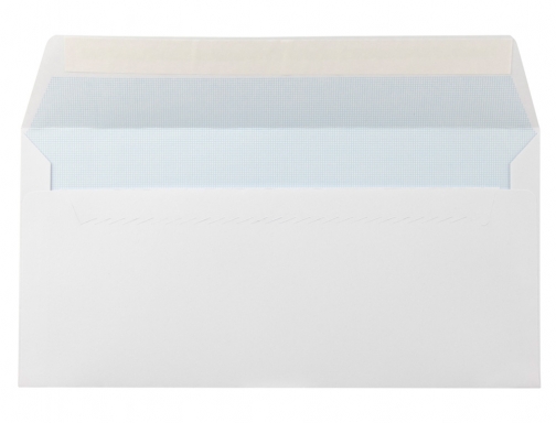 Caja de 500 Sobres 120x176 comercial, blancos, Liderpapel n.9 normalizado, tira de silicona 31922, imagen 2 mini