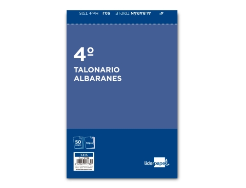 Talonario de albaranes triplicado, T-122 T315, original y 2 copias, 144x210 mm, imagen 2 mini